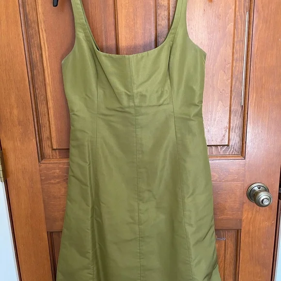 J.Crew Olive Green Sleeveless Dress - Picture 1 of 4